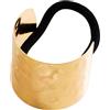 Generic Fermaglio per capelli in metallo, elastico geometrico per coda di cavallo, elegante e squisito accessorio per capelli, oro/argento, coda lunga, parola chiave | fidanzata, moglie, donne, ragazze, feste