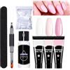 Generico Gel Costruttore Unghie,Set di Gel da Costruzione Manicure,Kit per Principianti Estensione Unghie | le Donne e Ragazze Principianti il Salone e Casa la Bellezza alla Vacanza della Festa