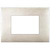 Eva PLACCA AVE SERIE YOUNG44 4 MODULI COLORE BEIGE SPAZZOLATO COD. 44PJ04BEG/3D