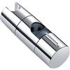 Joyoldelf Supporto Doccia Regolabile, Adatto per Saliscendi Doccia 19-25mm, Supporto Soffione Doccia Cromato ABS, 45 ° Girevole (Argento)