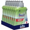 Finish Brillantante Lavastoviglie, Brillantante 0% 250 ml, 8 unità