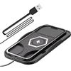 Generic Caricabatterie wireless per auto - Tappetino di ricarica automatico Step Design, pad di alimentazione wireless veloce | Caricatore per auto portatile antiscivolo con piatto, compatibile con pickup