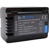 Dot.Foto VW-VBT190 Premium 3.6v / 1940mAh Batteria Ricaricabile per Panasonic HC-V110, HC-V130, HC-V160, HC-V180, HC-V201, HC-V250,HC-V260,V720 V750 V770 V777 VX870 VX980 VX989
