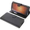 foto-kontor Custodia a Libro Compatibile con Blackview BV9800 Cover di Colore Nero