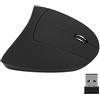 flexman Mouse Verticale Senza Fili, Mouse Verticale Ergonomico Ricaricabile Colorato Mouse Ottico Ergonomico Verticale per Laptop PC Computer Desktop Notebook