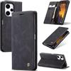 SLWYF Cover Compatible con Xiaomi Poco F5 5G/Redmi Note 12 Turbo 5G, Retro Flip Caso in PU Pelle Premium Portafoglio Custodia Resistente Protezione Chiusura Magnetica Case per Note 12 Turbo 5G - Nero