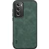 Kepuch Silklike Cover per Oppo Reno 12 Pro - Custodia Case Piastra Metallica Incorporata - Verde