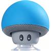 Longben Altoparlante Bluetooth portatile, wireless, mini fungo V2.3 con ventosa, compatibile con iPad, iPhone, telefoni Android, laptop, casa, ragazze, regalo