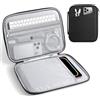 MoKo 13 pollici imbottito Tablet Sleeve Custodia protettiva per 13Nuovo iPad Pro M5 e Air M3 2025, iPad Pro 12.9 M2&M1,Surface Laptop Go 12.4,Galaxy Tab S8 +/S9 + 12.4,Tablet Borsa con maniglia, Nero