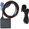 Aramox Adattatore per Autoradio, Adattatore per Musica Wireless AUX Bluetooth per Auto Connettore per Interfaccia USB Musicale per Musica MP3 Adatto perSmart/Roadster/ForTwo/ForFour