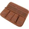 Denash Porta della Custodia Batteria della Batteria della Batteria PU Borsa di Stoccaggio della Batteria in Pelle per LP E10 E17 E6N NP FW50 FZ100 EN EL25 EL15 NP W235, Tieni Premuto
