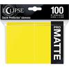 Ultra Pro Eclipse Matte Standard Card Sleeves: Lemon Yellow (100)