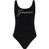 GUESS Donna Costume Intero E6GJ26KCUO2 Poliestere Nero M