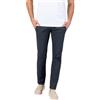 Timezone Pantaloni chino da uomo Slim JANNOTZ Mid Waist Slim Fit -Blu Beige Grigio Verde, 1215-30061 Blue Minimal, 48 IT (34W/32L)