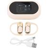 Gistuch Auricolari intelligenti per la traduzione Touchscreen a colori Qualità del suono HiFi Traduttore Bluetooth multilingue Beige