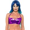 Smiffys Reggiseno bikini a conchiglie da sirena, Viola Halloween