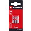 Einhell Accessories Einhell 3 pezzi inserti Basic, 25 mm, PZ3