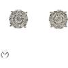 Orecchini oro bianco 14 kt 585 diamanti 1,30 ct -758/ST-