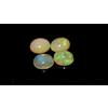 FIZAGEMS 7X9MM 4Pz 100% Naturale Etiope Wello Fuoco Opale Pietra Preziosa Cabochon S3522