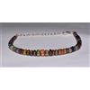 Handmade 925 Argento Sterling 100% Naturale Etiope Opale 3To5MM Perle 7 " Bracciale F2003