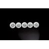 0.25 KT Laboratrio Cresciuta Loose Cvd Diamante 5 Pezzi Lotto Rotondo 2.30 MM