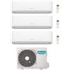 Hisense CONDIZIONATORE HISENSE TRIAL SPLIT HI-COMFORT 7000+7000+12000 BTU WIFI INVERTER 5AMW105U4RQC A++