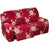 FIBITA Copridivano Reclinabile per 2 Posti, Copripoltrona Relax elasticizzato 6 Pezzi Moderna Morbido Fodera per Poltrona Reclinabile Copridivano Sofa Protettore Lavabile (Color : #10)