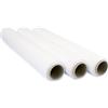 OFITURIA Pellicola bianca per imballaggio da 50 cm x 200 metri di lunghezza - rotolo di pellicola elastica manuale per l'imballaggio industriale - 3 pezzi