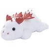 Generico Peluche Drago - Grande simpatico drago di peluche con, tenero peluches per bambini, ragazze e ragazzi, giocattolo di fantasia per compleanno, regalo di Natale