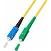 Techly Professional Cavo Fibra Ottica Monomodale OS2 SC-APC/SC-UPC 9/125 1m