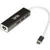 Link HUB USB-C ® CON 3 PORTE USB 3.0 + GIGABIT
