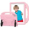 Horett Custodia Protettiva per Pollice per 10.2/10.5/Pro .5 Antiurto con Maniglia Girevole (Rosa)