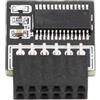 Solinder Modulo di Sicurezza TPM2.0, Interfaccia SPI a 12 Pin, 10 11, Compatibile con GC TPM2.0 S, Personal Computer, Materiale PCB, Adatto per DDR4, Prestazioni Stabili, Ecologico