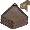 Generic Telo ombreggiante per patio, parasole in rete con blocco UV, con occhielli, per patio, , cortile, balcone, giardino, serra
