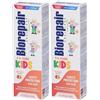 Biorepair Oral Care Kids 0-6 Anni Denti Da Latte Dentifricio Con Estratto Di Pesca 2x50 ml