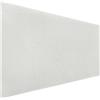 DHOME Testiera con Finitura in Spugna Soft Rivestimento Liscio in Tessuto Morbido Ideale per Pareti Acustiche e Testiere Fonoassorbenti da Letto (95cm, 4cm - 70 Al., Bianco)