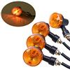 SFONIA 4pcs Indicatori di Direzione Indicatori per Moto 12V Impermeabile Universale per GN125 Motorbike Scooter Quad Cruiser Off Road
