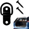 Generico Kit Ganci Per Rete Bagagliaio - Set Di Sostituzione Hardware Con Viti Di Fissaggio Per Fissaggio A 4 Pezzi | Organizzatore Di Stoccaggio Del Carico Del Veicolo Supporto Tascabile In Rete Accessorio In