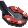 Generic Supporto per moto, estensione per cavalletto laterale, antiscivolo, piastra di supporto per cavalletto per moto da strada, cruiser, sport, touring, misura universale