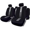 Sparco SPC1012 Set coprisedili per Auto, 11 Pezzi, Classic, Grigio, Set di 11