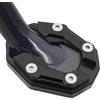 Generic Supporto per moto, estensione per cavalletto laterale, antiscivolo, piastra di supporto per cavalletto per moto da strada, cruiser, sport, touring, misura universale