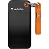Verbatim Pocket SSD 1 TB USB tipo-C 3.2 Gen 2 (3.1 Gen 2) Nero, Arancione