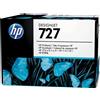 HP 727 732 B3P06A original DesignJet Printhead, matte black, photo black, cyan,