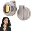 YuuFcy Mini ventilatore portatile silenzioso senza pale, clip on vita e collo, ventilatore ricaricabile clip-on mani libere 3 velocità, ventole di raffreddamento indossabili per esterni/viaggi/ufficio