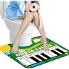 Générique Musikalische Toiletten Klaviermatte Anti-Schlupf Badezimmer Teppich Zeh Tippt Piano Keyboard Geräusch WC Kinder Lustige Interaktive Rutschfeste Matte | Spielend Lernen Spaß Für Bad und WC
