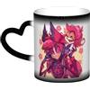 Xinchangda Hazbin Hotel Tazza che Cambia Colore Anime Alastor/Angel Dust/Charlie Morningstar Tazza Magic Mark in Ceramica per Caffè e Tè Regali Creativi