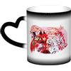 Xinchangda Hazbin Hotel, tazza che cambia colore con anime Alastor/Angel Dust/Charlie Morningstar Magic Mark tazza in ceramica tazza da caffè tazza da tè tazza regalo creativo