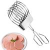 Generisch Affettatrice per cipolle sottile, pinza da taglio per roastbeef, in acciaio , utensili da cucina, patate alla griglia