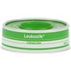 ESSITY ITALY SpA Leukoplast Cerotto Rocchetto Leukosilk Bianco 1,25x500cm - 1 Pezzo, Adesivo Medico per Fissaggio e Protezione