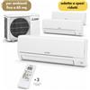 Mitsubishi Electric Climatizzatore Trial Split MSZ-HR 3 x 9.000 BTU con split compatti per 60-75 mq